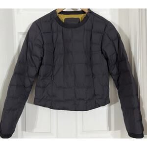 North Face Black Cryos 800 Down Cagoule Pullover Jacket Snowboard CREW Top XS
